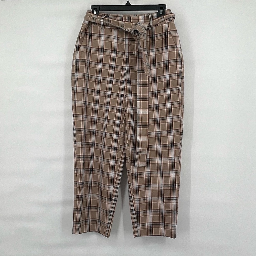A new day plaid high rise preppy pants slacks